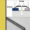 Порог плоский А1 25х2,8 мм Золото