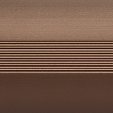 Порог (стык) Русский профиль  разноуровневый анодированный, 38*2700 мм, Шампань матовая