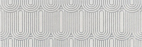 Декор Kerama Marazzi OP/A201/12136R Безана серый светлый обрезной 25x75