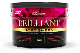 Краска интерьерная Parade DELUXE Brilliant Soft Sheen полуматовая, база A 9л