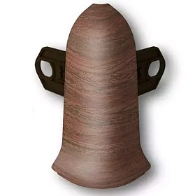 Угол наружный для плинтуса Идеал Классик-70, К-П70-Нк 293 Орех Темный, 70 мм