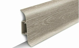 Напольный плинтус Идеал Классик К-П70п (c центральной планкой) 415 Дуб палена, 2200мм/70мм/22мм, 1 м.п.