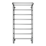 Полотенцесушитель электрический Terminus Полка П8 400х850, хром