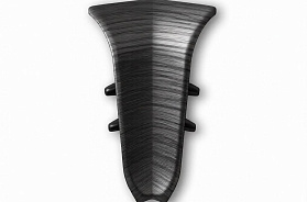 Угол внутренний для плинтуса Идеал Классик-55, К-П55-В 302 Венге черный, 55мм