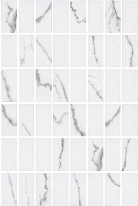 Декор Kerama Marazzi MM8380 Мираколи мозаичный белый глянцевый 20x30x0,69