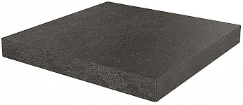 Ступень угловая клееная Kerama Marazzi DD600720R/GCA Про Стоун черный 33x33x0,9