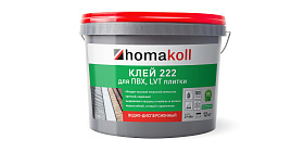 Клей Homakoll 222 (1 кг) для ПВХ, LVT плитки водно-дисперсионный