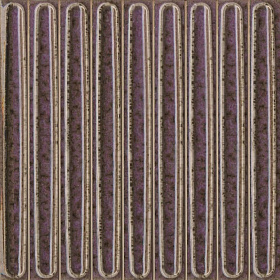 Декор чипсет Kerama Marazzi Марокканская коллекция Далия KMD2SOB005BN фиолетовый глянцевый 20x20x0,95