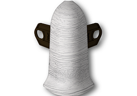 Угол наружный для плинтуса Идеал Классик-55, К-П55-Нк 432 Дуб платиновый, 55мм