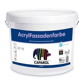 Краска для наружных работ Caparol AcrylFassadenfarbe, База 1 (10л)