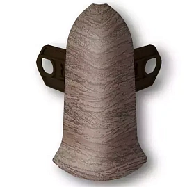 Угол наружный для плинтуса Идеал Классик-70, К-П70-Нк 292 Орех миланский, 70 мм