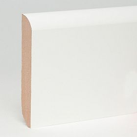 Плинтус МДФ TeckWood 100х10х2000 мм. ТИТАН белый прямой, 1 м.п.