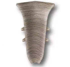 Угол внутренний для плинтуса Идеал Классик-70,К-П70-В 205 Дуб Капучино, 70 мм