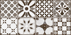 Керамическая плитка Alma Ceramica Boho TWU2550BOH17 матовая рельефная 249x500 (1.12м²/уп), 1 кв.м.