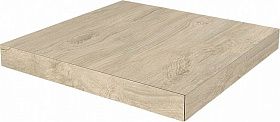 Ступень Kerama Marazzi SG506520R/GCS угловая клееная левая Сальветти капучино светлый 33x33x0,9