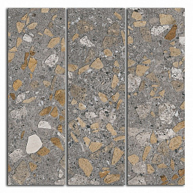 Декор Kerama Marazzi SG184/001 Терраццо коричневый мозаичный 14,7х14,7х11