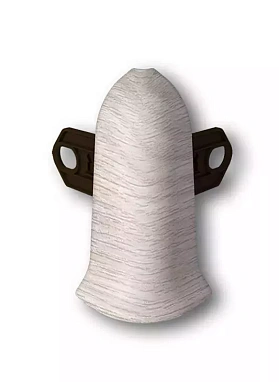 Угол наружный для плинтуса Идеал Классик-70, К-П70-Нк 251 Ясень, 70 мм