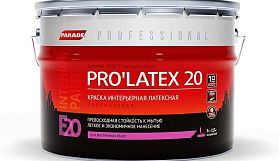 Краска интерьерная латексная Parade Professional E20 Pro`latex20 полуматовая, база С