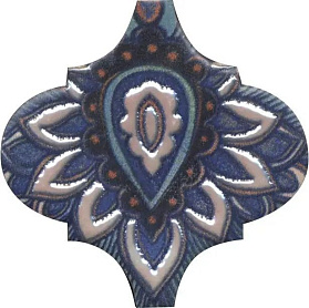 Панно Kerama Marazzi Марокканская коллекция Арабески Марокко KMP3STA010M6X Панно 1 (из 6 частей 6,5x6,5) 10x25x0,69