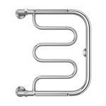 Полотенцесушитель водяной Terminus Фокстрот 1" БШ 500х400, боковое, хром