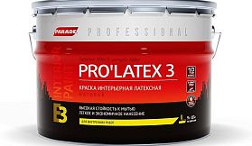 Краска интерьерная латексная Parade Professional E3 Pro`latex3 матовая, база C