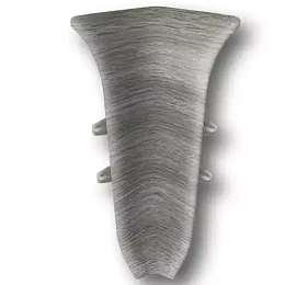 Угол внутренний для плинтуса Идеал Классик-85,К-П85-В 210 Дуб Пепельный, 85мм