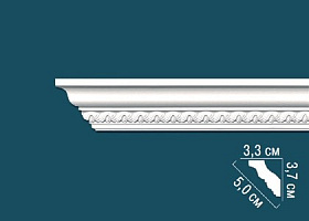 Карниз Перфект с рисунком AA354F 33х37х2300 мм, 1 м.п.