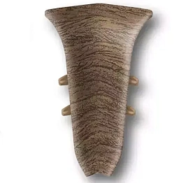 Угол внутренний для плинтуса Идеал Классик-85,К-П85-В 291 Орех, 85мм