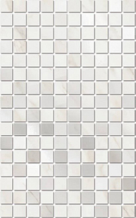 Декор Kerama Marazzi MM6359 Гран Пале белый мозаичный 25х40