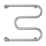 Полотенцесушитель водяной Terminus М-образный  (1") 500х500, боковое, хром