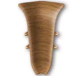 Угол внутренний для плинтуса Идеал Классик-70,К-П70-В 217 Дуб темный, 70 мм