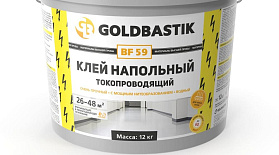 Клей напольный токопроводящий Goldbastik BF 59 (для впитывающих и невпитывающих оснований) 12 кг