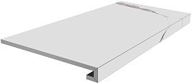 Ступень клееная Kerama Marazzi SG849990R/GCF Монте Тиберио белый матовый 33x80x0,9