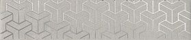 Бордюр Kerama Marazzi AD/B569/6398 Ломбардиа серый 25x5,4
