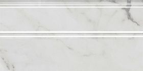 Плинтус Kerama Marazzi FMA033R Коррер белый глянцевый обрезной 30x15x1,7