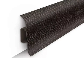 Напольный плинтус Идеал Классик К-П70п (c центральной планкой) 303 Венге темный, 2200мм/70мм/22мм, 1 м.п.