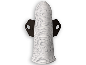 Угол наружный для плинтуса Идеал Классик-85, К-П85-Нк 432 Дуб платиновый, 85мм