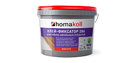 Клей-фиксатор Homakoll 286 (5 кг) для гибких напольных покрытий, морозостойкий