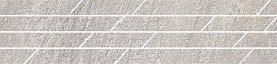 Бордюр Kerama Marazzi SG144/004T Гренель серый мозаичный 46,8x9,8x0,9