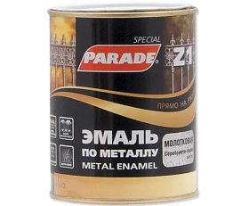 Эмаль по металлу PARADE Z1 металлик  543-601 Серебряный  Л-С,