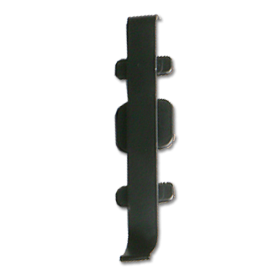 Соединитель Русский профиль SSZ-80мм из алюминия для алюминиевого плинтуса 80 мм, серебро