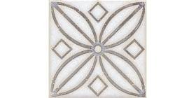 Вставка Kerama Marazzi STG/A402/1266H Амальфи орнамент коричневый 9,8x9,8x7