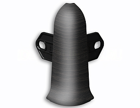 Угол наружный для плинтуса Идеал Классик-70, К-П70-Нк 302 Венге черный, 70 мм