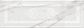 Декор Kerama Marazzi 14041R/3F Прадо белый панель 40х120