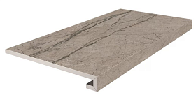 Ступень фронтальная клееная Kerama Marazzi Марокканская коллекция Ифран KM6060G0341RGCF бежевый светлый матовый обрезной 33x60x0,9