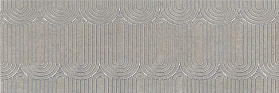 Декор Kerama Marazzi OP/B201/12137R Безана серый обрезной 25x75