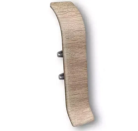 Соединитель для плинтуса Идеал Классик-85, К-П85-С 203 Дуб Беленый, 85мм