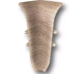 Угол внутренний для плинтуса Идеал Классик-70,К-П70-В 203 Дуб беленый, 70 мм