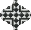 Декор Kerama Marazzi OS/A25/65000 Арабески глянцевый орнамент 6.5х6.5