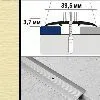Порог полукруглый А5 39,5х3,7 мм Шампань